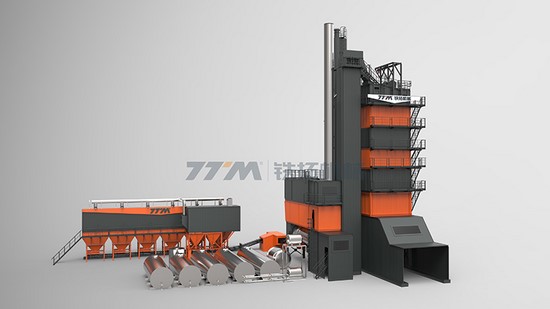 Eco-Friendly Asphalt Mixing Plant (with Under Storage Bin), GLBE Series