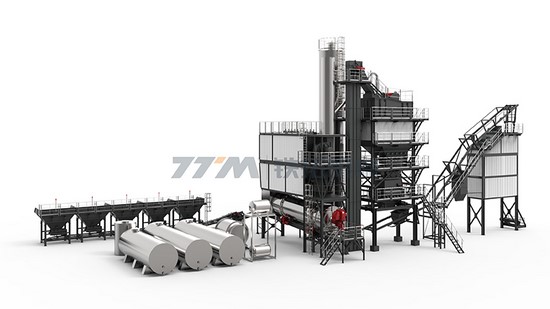 Asphalt Mixing Plant (with Side Storage Bin), PLB Series