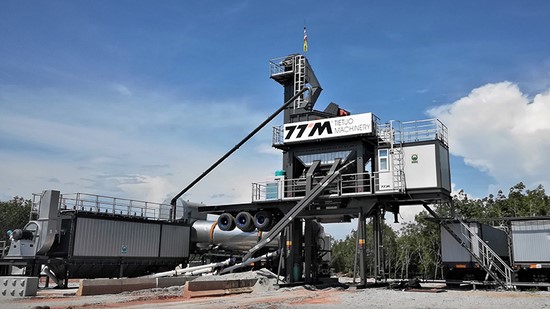 Mobile Asphalt Mixing Plant, YLB Series