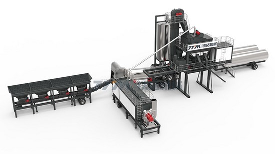 Mobile Asphalt Mixing Plant, YLB Series