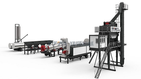 Mobile Asphalt Mixing Plant, YLB Series