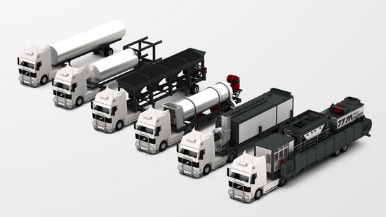 Mobile Asphalt Mixing Plant, YLB Series