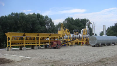 Mobile Asphalt Batching Plant