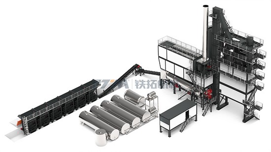 Eco-Friendly Asphalt Recycling Plant, TSEC Series