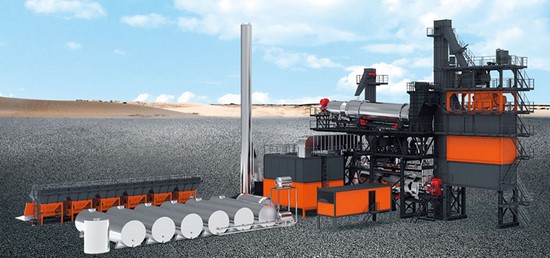 Continuous Asphalt Mixing Plant