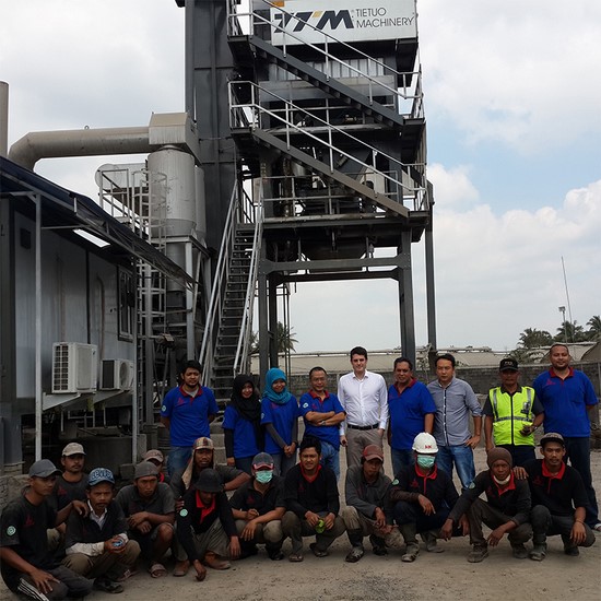 Asphalt Mixing Plant Projects in Indonesia