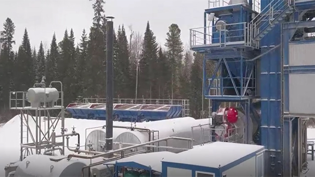 GLB1500 Series Asphalt Mixing Plant in Russia